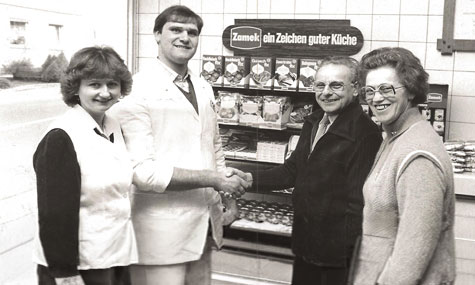 Geschäftsübernahme am 13. Januar 1983 von den Eheleuten Hugo und Gertrud Grothoff