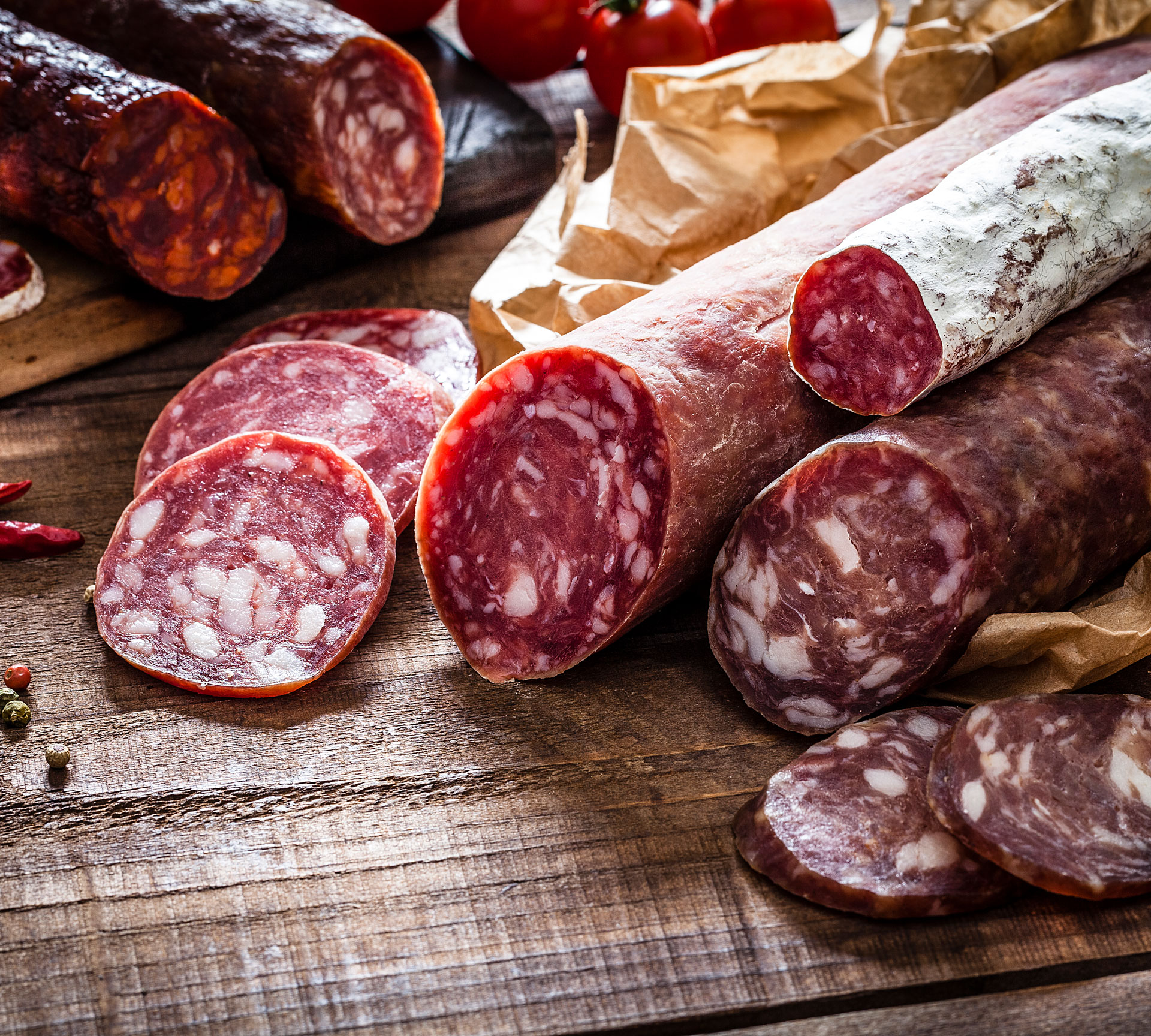 Besondere Salamiwurst von der Fleischerei Molitor